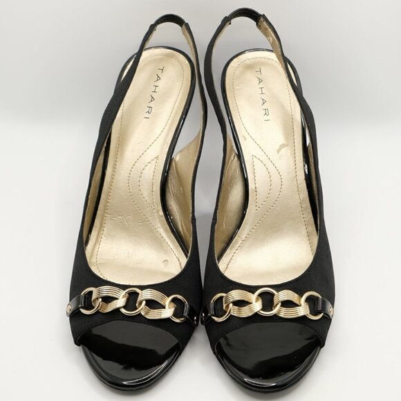 Tahari Slingback Heels Sz 8.5 - Picture 1 of 8